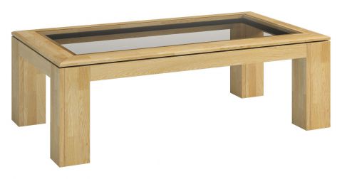 Tavolino "Lipik" 63, rovere massello - misure: 48 x 120 x 70 cm (h x l x p)
