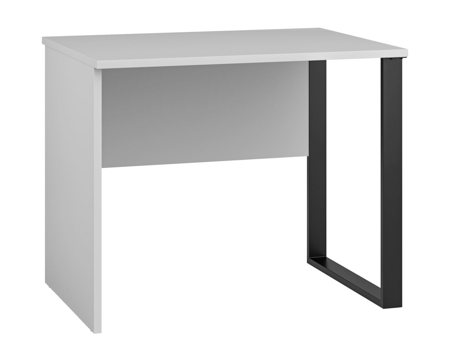 Tavolo da ufficio / scrivania Toivala 13, colore: grigio chiaro / nero - Dimensioni: 75 x 92 x 68 cm (A x L x P)