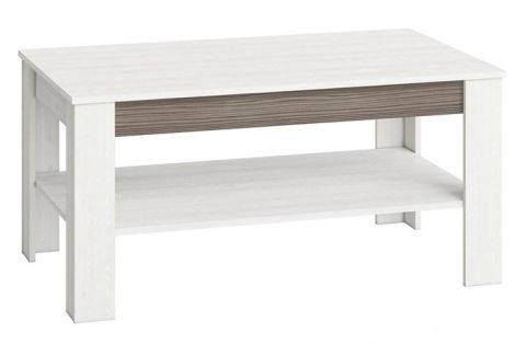 Tavolino "Knoxville" 12, pino, bianco / grigio - 114 x 67 x 55 cm (l x p x h)