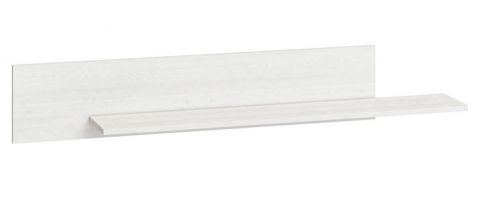 Mensola "Knoxville" 14, pino, bianco - 23 x 115 x 19 cm (h x l x p)