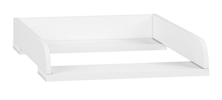 Fasciatoio per Cassettiera "Egvad" 10 e 11, bianco - 11 x 55 x 73 cm (h x l x p)