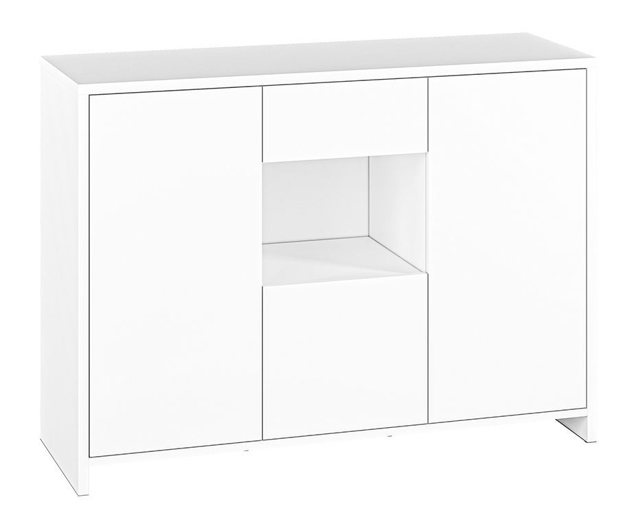 Cassettiera "Tornved" 05, bianco - 86 x 118 x 40 cm (h x l x p)