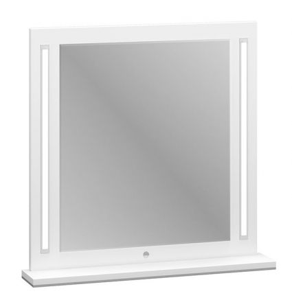 Specchio "Oulainen" 17, bianco - 67 x 69 x 12 cm (h x l x p)
