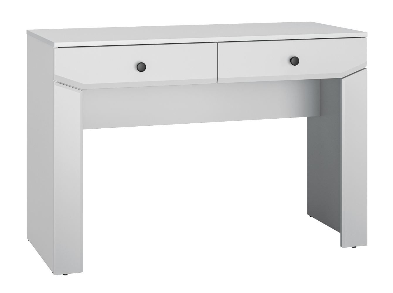 Scrivania "Sastamala" 10, grigio argento - 79 x 117 x 51 cm (h x l x p), 2 cassetti