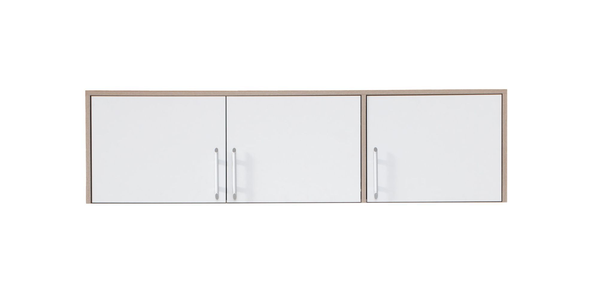 Modulo per armadio "Hannut" 02, bianco / rovere - 40 x 150 x 56 cm (h x l x p)