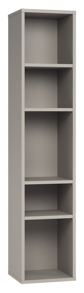 Scaffale "Bellaco" 01, grigio -  187 x 39 x 38 cm (h x l x p)