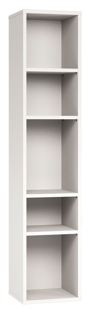 Scaffale "Bellaco" 47, bianco -  187 x 39 x 38 cm (h x l x p)