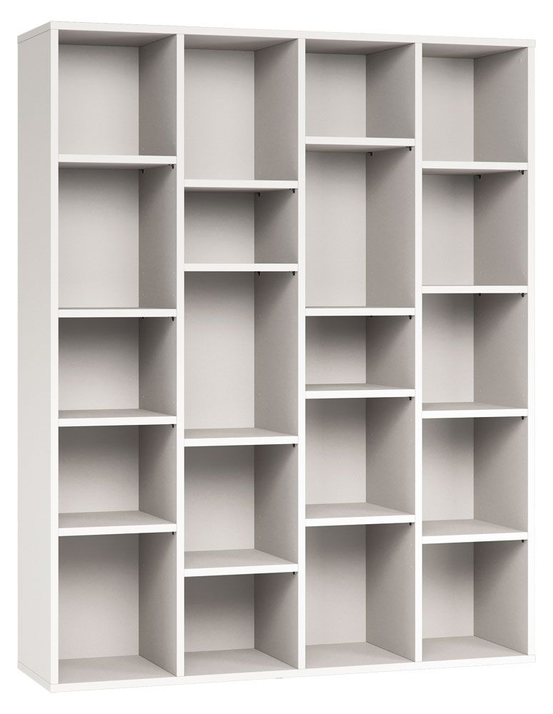 Scaffale Bellaco 50, colore: bianco - dimensioni: 187 x 149 x 38 cm (h x l x p)