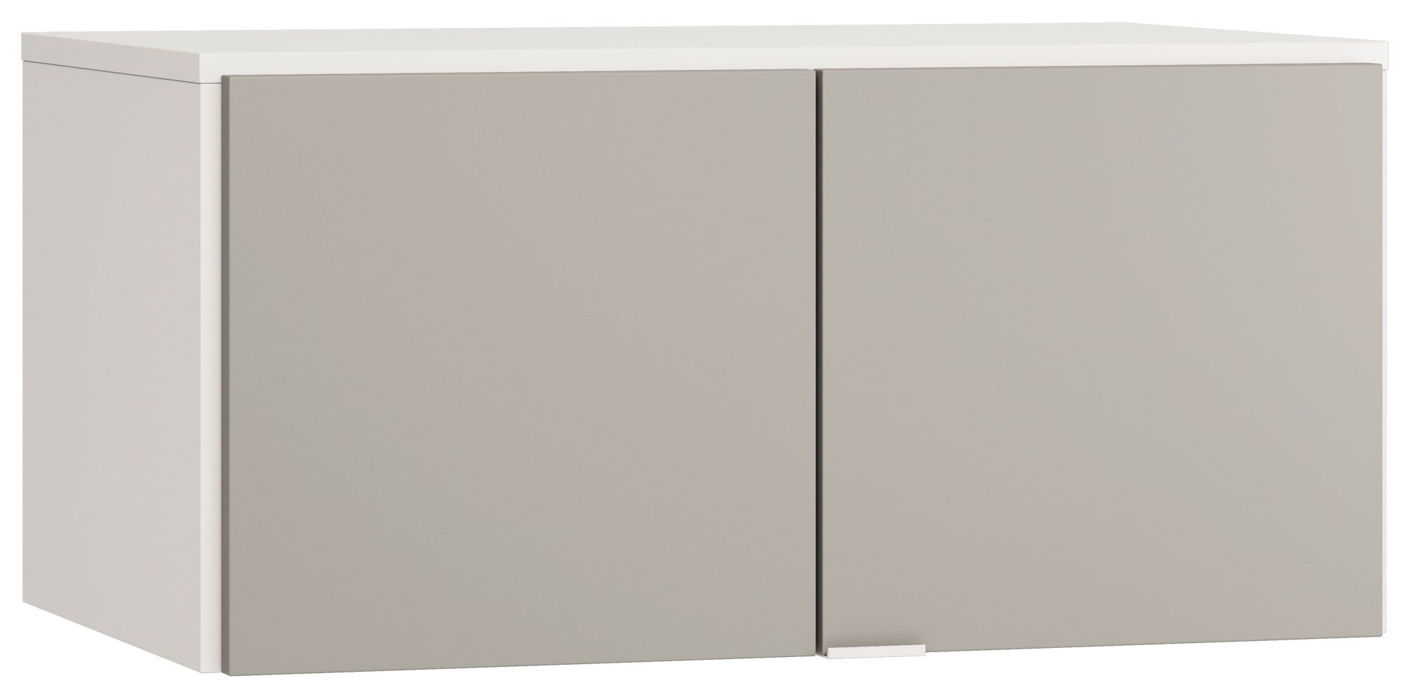 Modulo per armadio a 2 ante "Bellaco" 38, grigio / bianco -  45 x 93 x 57 cm (h x l x p)