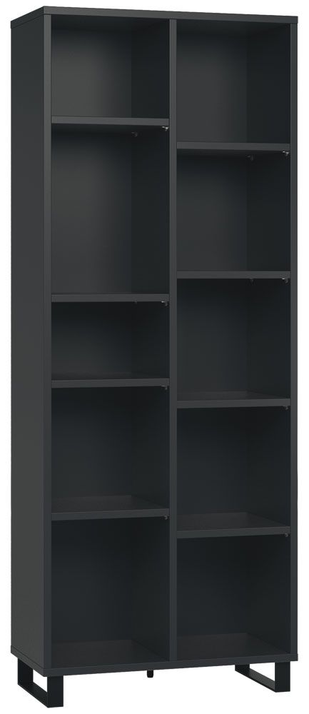 Scaffale "Chiflero" 23, nero - 195 x 76 x 38 cm (h x l x p)