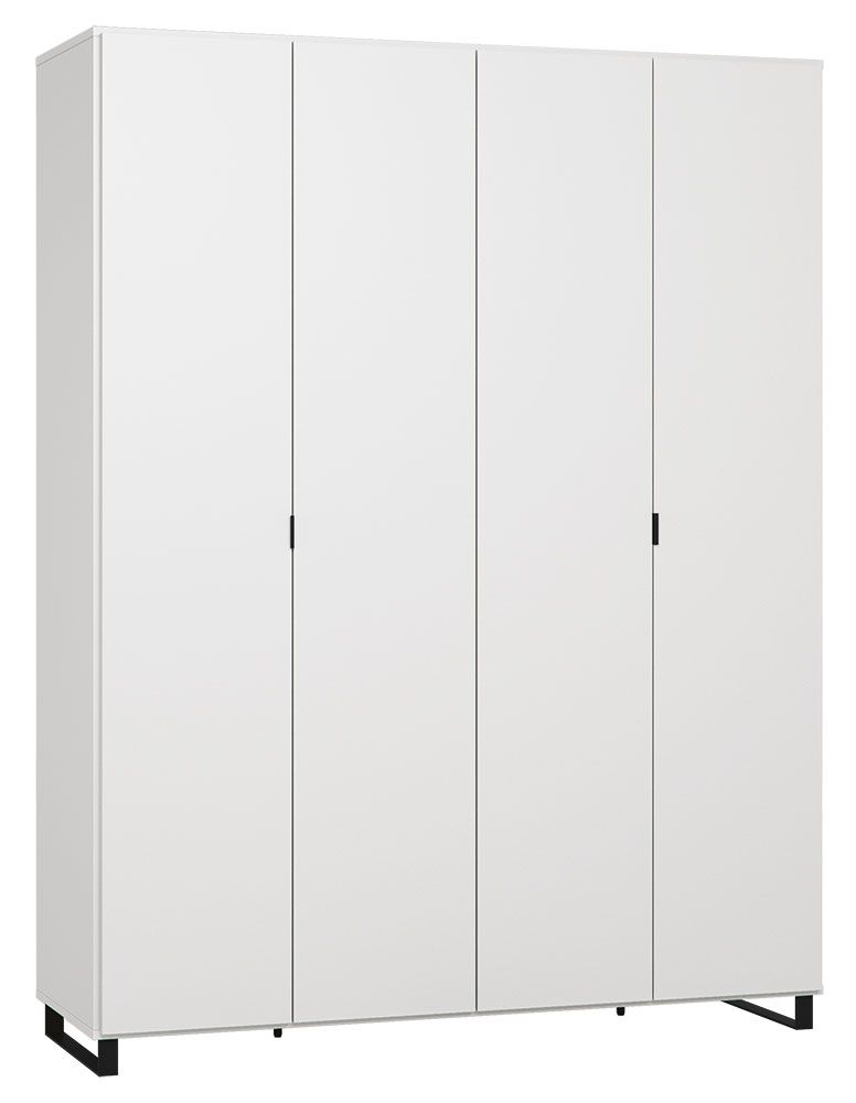 Armadio ad ante pieghevoli "Chiflero" 40, bianco - 239 x 185 x 57 cm (h x l x p)