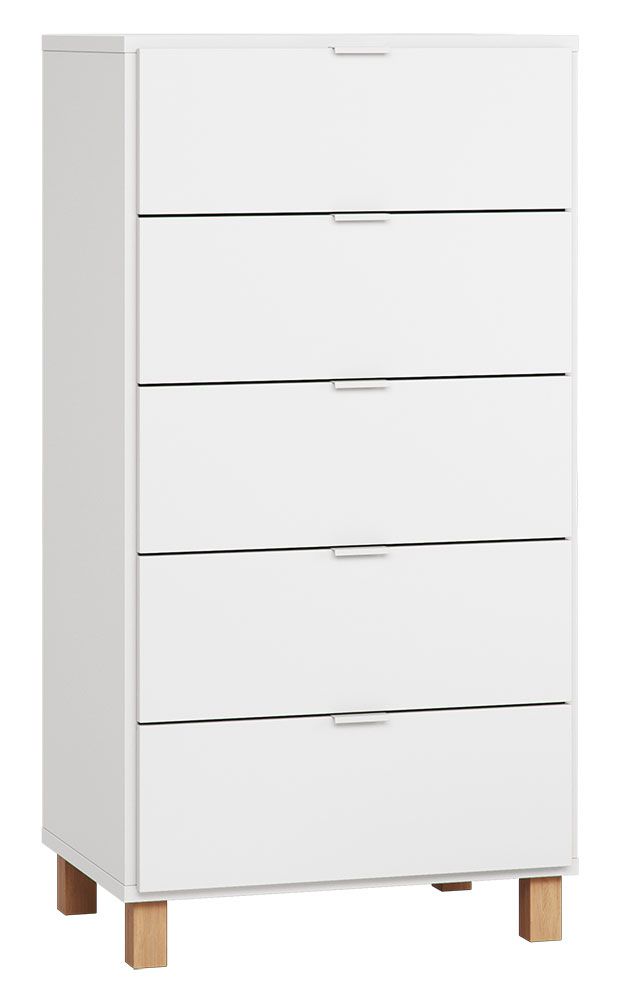 Cassettiera "Invernada" 05, bianco - 122 x 63 x 47 cm (h x l x p)