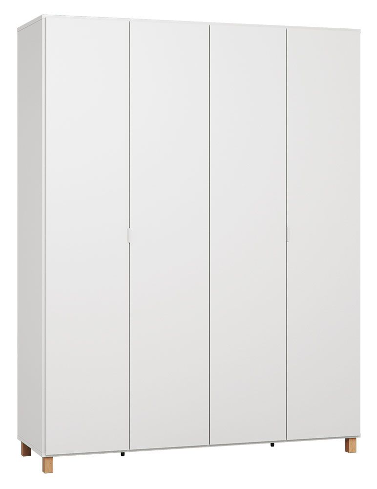 Armadio ad ante battenti "Invernada" 15, bianco - 239 x 185 x 57 cm (h x l x p)