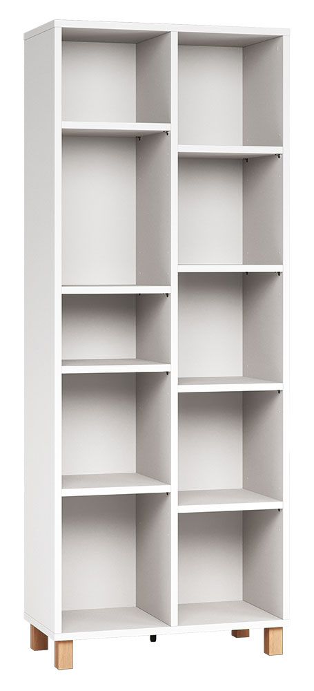 Scaffale "Invernada" 23, bianco - 195 x 76 x 38 cm (h x l x p)