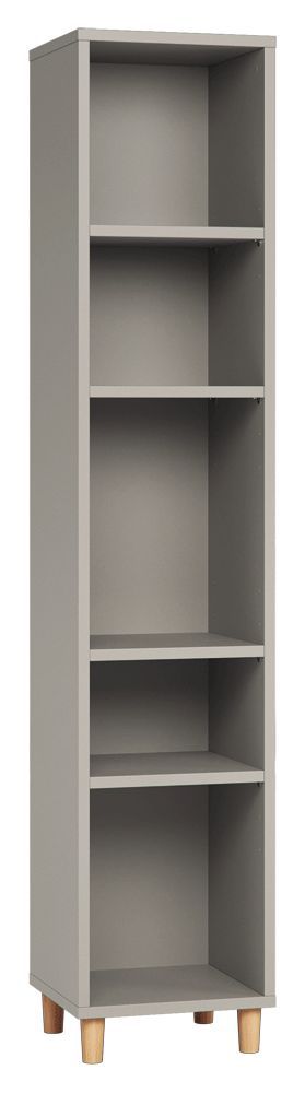 Scaffale "Nanez" 45, grigio - 195 x 39 x 38 cm (h x l x p)