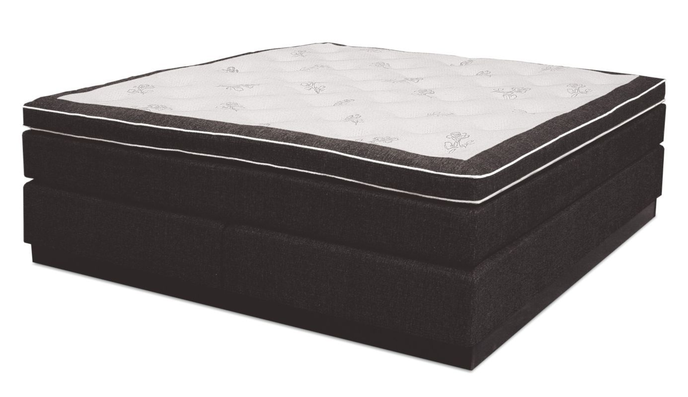 Letto boxspring GUAM, base: molle Bonnell, materasso: molle insacchettate, topper: lattice - 140 x 200 cm