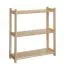 Scaffale in pino massello naturale "Junco 57D" - 86 x 50 x 30 cm (h x l x p)
