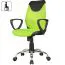 Apolo 94 sedia girevole ergonomica per bambini, colore: verde / nero, adatta da 6 a 15 anni