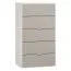 Cassettiera "Bellaco" 30, bianco / grigio -  114 x 63 x 47 cm (h x l x p)