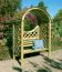 Pergola, incl. panca Durdica - misure: 129 x 74 x 208 cm (l x p x h)