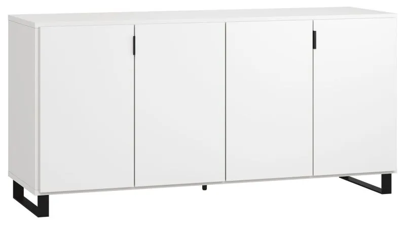 Madia "Chiflero" 29, bianco - 78 x 160 x 47 cm (h x l x p)