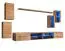 Elegante pensile Volleberg 68, colore: rovere Wotan - Dimensioni: 150 x 280 x 40 cm (A x L x P), con ampio spazio di archiviazione