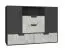 Cassettiera "Sprimont" 07,  grigio scuro / grigio - 85 x 120 x 40 cm (h x l x p)