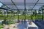 Serra Origano 01, design: tetto in lastre a doppia parete da 10 mm e parete in vetro reale da 4 mm, dimensioni: 271 x 271 x 241 cm (L x P x A), colore: nero