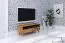 Mobile TV "Timaru" 23, rovere massello selvatico, oliato - 48 x 120 x 40 cm (h x l x p)