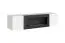 Moderno pensile con caminetto Hompland 109, colore: bianco - Dimensioni: 170 x 260 x 40 cm (A x L x P), con ampio spazio di archiviazione
