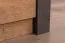 Armadio "Selun" 06, rovere marrone scuro / grigio  - 197 x 50 x 43 cm (h x l x p)