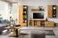 Mobile TV Serrator 10, rovere naturale, oliato / marrone scuro - 62 x 232 x 48 cm (h x l x p)