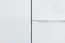 Armadio ad ante battenti "Sabadell" 02, bianco / bianco lucido - 209 x 80 x 38 cm (h x l x p)