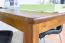 Tavolo in pino massello color rovere rustico "Junco 228A" - 120 x 70 cm 