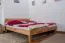 Letto futon "Wooden Nature 04" in faggio massello, oliato - 180 x 200 cm