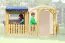 Estensione per Casetta da giardino per bambini, incl. terrazzino e arco per rampicanti