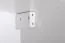 Pensile da soggiorno Hompland 101, colore: bianco - Dimensioni: 180 x 320 x 40 cm (A x L x P), con illuminazione LED blu