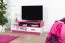 Cameretta - Mobile TV "Frank" 10, bianco / rosa - 43 x 120 x 43 cm (h x l x p)