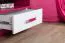 Cameretta - Mobile TV "Frank" 10, bianco / rosa - 43 x 120 x 43 cm (h x l x p)