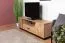 Mobile TV Trevalli 7, rovere / nero - misure: 51 x 155 x 40 cm (h x l x p)