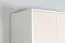 Cameretta - Armadio ad ante battenti Benjamin 19, bianco / crema - misure: 236 x 126 x 56 cm (h x l x p)