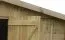Garage prefabbricato in legno "M102" - 222 x 616 x 324 (h x l x p)