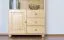 Credenza in pino massello naturale "Junco 63" - 195 x 80 x 42 cm (h x l x p)