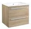 Mobile bagno "Bidar" 39, rovere - 50 x 62 x 45 cm (h x l x p)