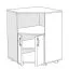 Cassettiera "Potes" 14, bianco - 95 x 72 x 37 cm (h x l x p)