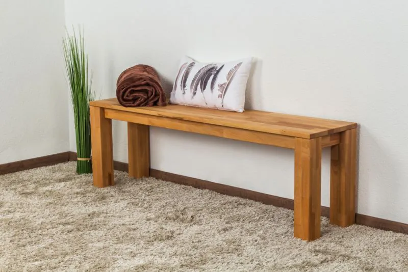 Panca "Wooden Nature" 132, faggio massello - 140 x 33 cm (l x l)