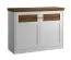 Cassettiera "Rasina" 02, bianco / rovere oliato, parzialmente massello - 114 x 86 x 44 cm (l x h x p)