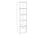 Cameretta - Scaffale Koa 06, rovere / blu - 203 x 50 x 42 cm (h x l x p)