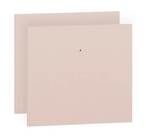 Frontale cassetto "Egvad", Set 2 pz, rosa cipria - 34 x 37 x 2 cm (h x l x p)