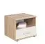 Cameretta semplice per bambini Velle 02, 5 pezzi, colore: rovere Sonoma / bianco